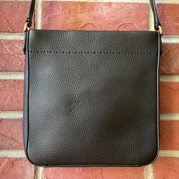 NEW Tory Burch Devon Black Pebble Leather Crossbody Bag NWOT - Picture 3 of 12